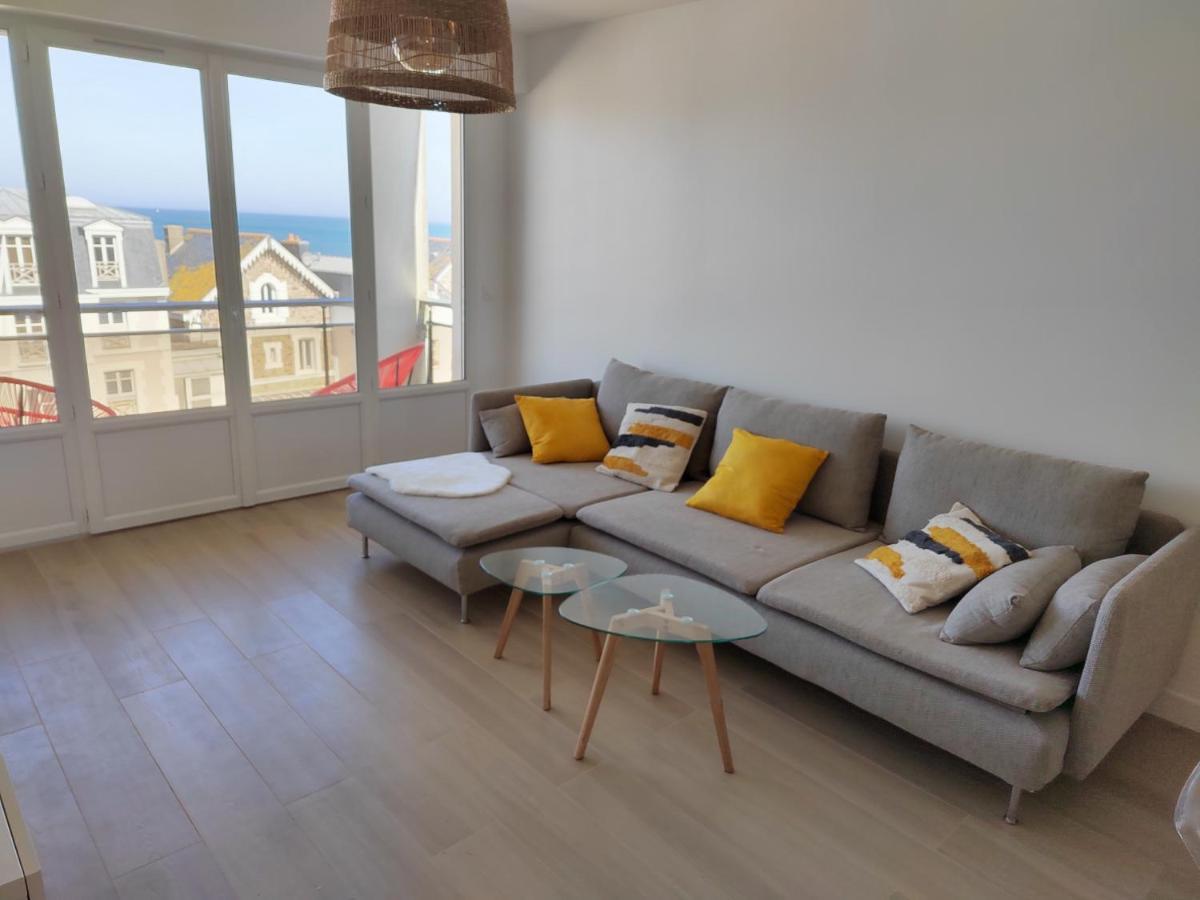 Ker Romain - Sea View - 3 Bedrooms Appt 생말로 외부 사진